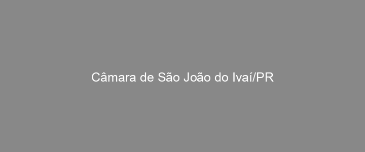 Provas Anteriores Câmara de São João do Ivaí/PR